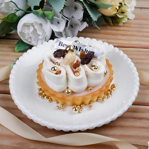 Image of Pearl Sprinkles for Cake Decorating, 4 Sizes Edible White, Gold and Silver Pearl 130g /4.6oz, Cupcake, Ice Cream, Donuts, Macaron Toppings Supplies (2mm, 4mm, 7mm, 1cm)
