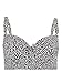 Smart & Sexy womens Plus-size Long Lined Underwire Top fashion bikini sets, Fresh Water Pearl, 36D US