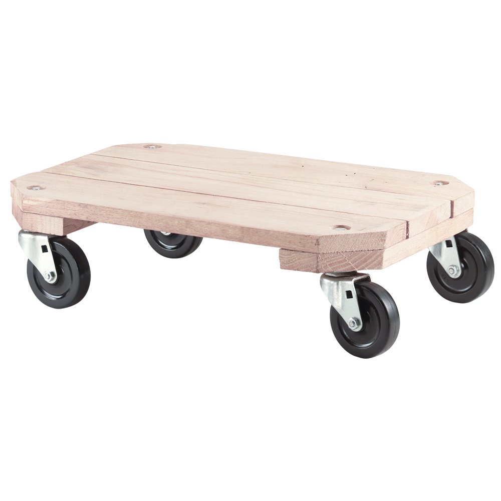 ShepherdHardware 9854 Shepherd Furniture Dolly, 360 Lb 25 in L X 18-1/4 in W X 12-1/2 in H, Solid Wood, Woodgrain, 12 Inch x 18 Inch