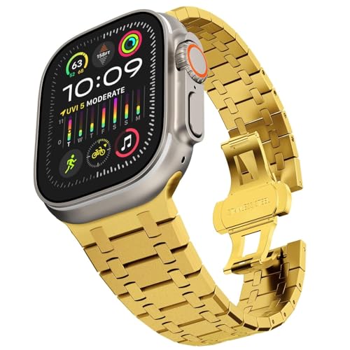 Bracelet en métal Apple Watch Series 9 idéal du bureau aux soirées