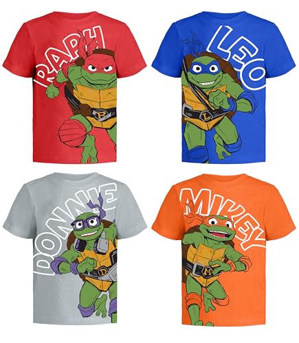 Ninja Turtles T-Shirt (Sets) Michelangelo Leonardo Raphael Donatello TMNT - Picture 9 of 43
