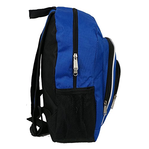 K-Cliffs 16 Inch Rip-stop Multi Pocket Backpack w/Side Mesh Pockets2