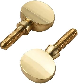 Jiayouy Golden Sax Neck Screw Tightening Attach Screw for Soprano Alto Tenor Saxophone Neck Parts Thread Diameter 4mm