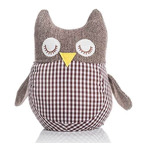 Tope de puerta de búho - Lindo soporte de puerta bolsa de puerta en forma de animal - Hecho a mano 1.3kg de peso. (Búho) Cover