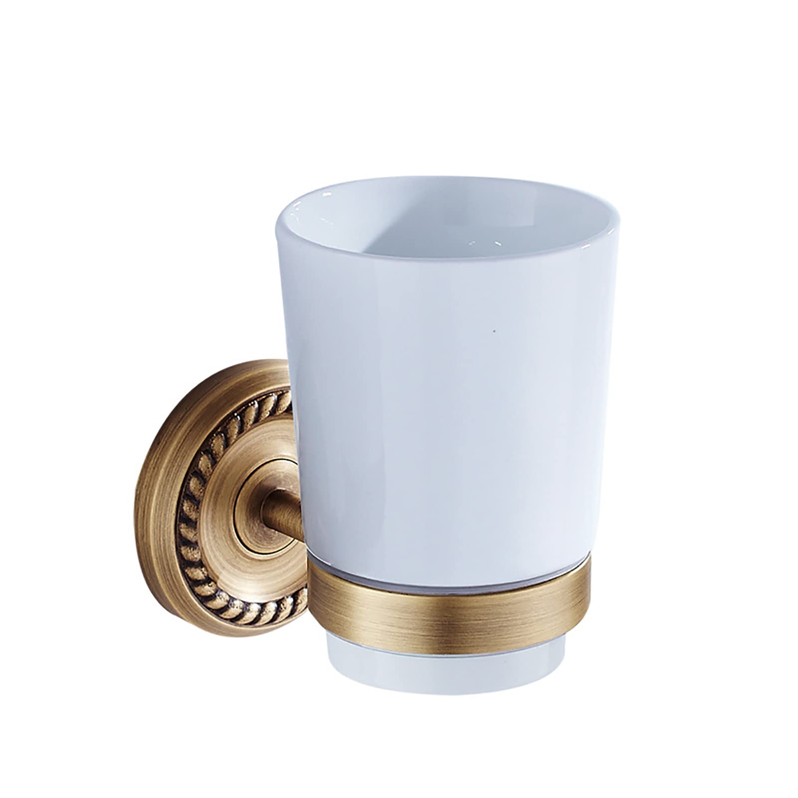 Support brosse a dent electrique mural en laiton pour optimiser le rangement de la salle de bain