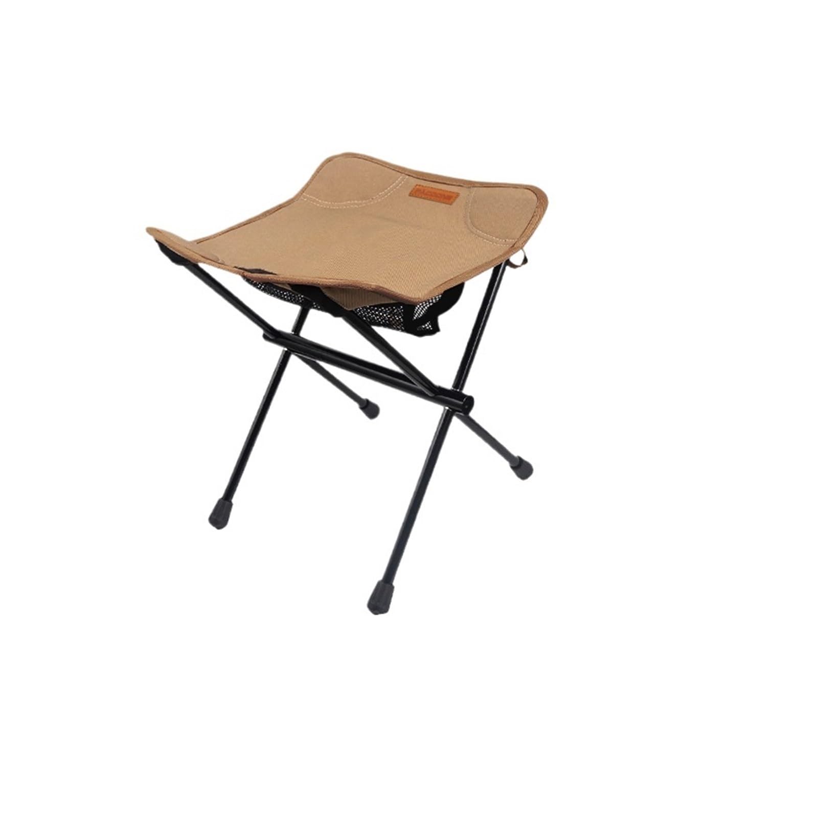 Camping Stool, Camping Stool Portable Folding Stools Ultralight Aluminium Alloy Storage Chair(Brown)