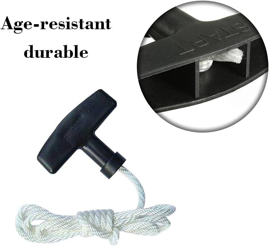 3 Pcs Lawn Mower Starter Rope Pull Cord Lawn Mower Pull Starter Rope