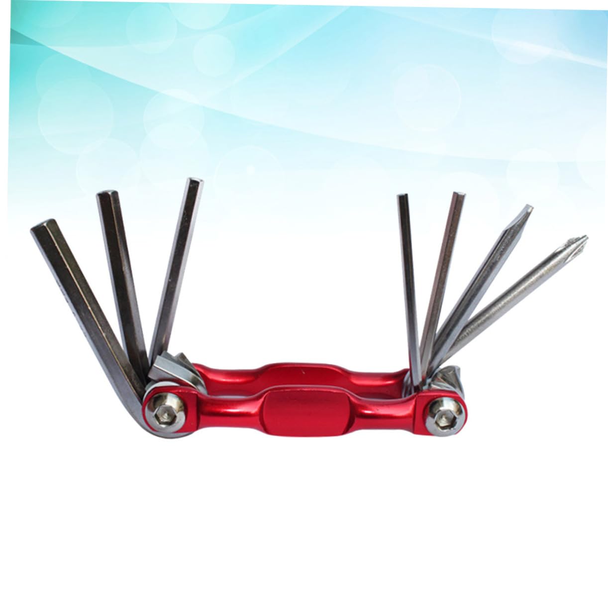 BESPORTBLE 7-in-1 Mechanic Repair Tool Kit Bike Repair Tool for Mountain Bike Easy to Carry Random Color