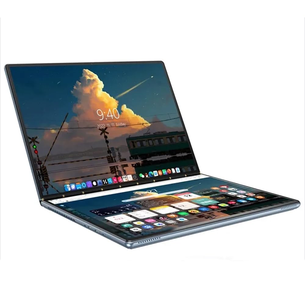 Amazon.co.jp: GZBOX 13.5インチ デュアルタッチスクリーン ノート 