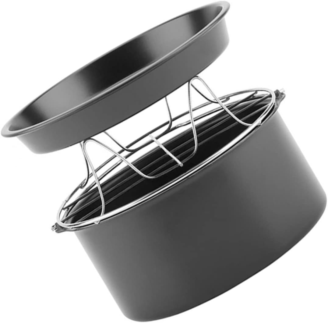 Healifty 1 Set Cake Pan Set Baking Supplies for Air Fryer Versatile for Steaming Soups and Pizza Cooking Accessories Healifty 1 Set Cake Pan Set Baking Supplies for Air Fryer Versatile for Steaming Soups and Pizza Cooking Accessories