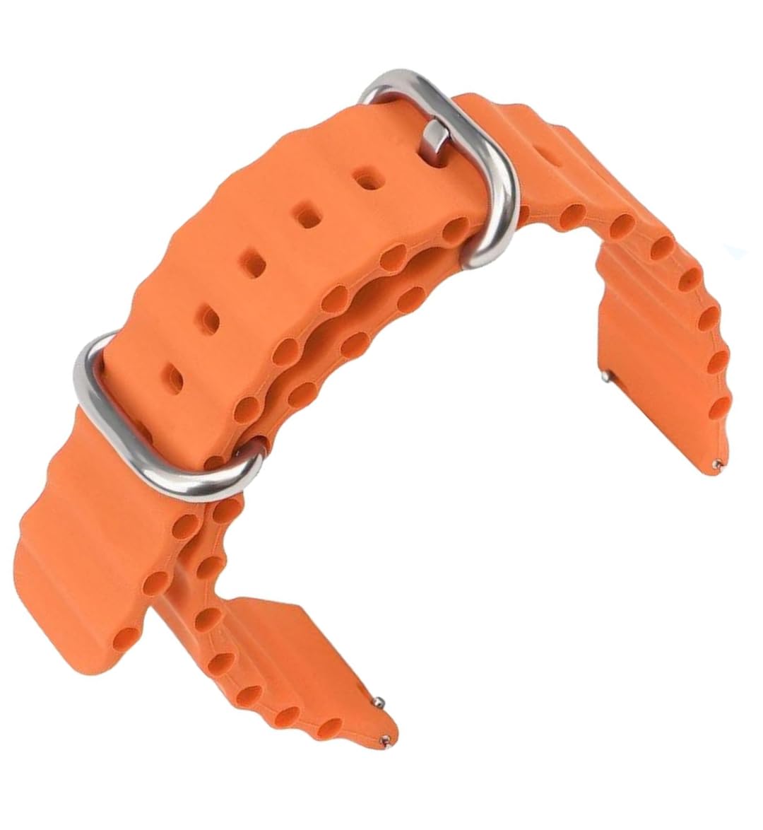 Nioxik Silicone Ocean Strap With Matel Buckle Replacement Belt Band Compatible For [ORANGE] (B0CHGHQQGR) Amazon Price History, Amazon Price Tracker