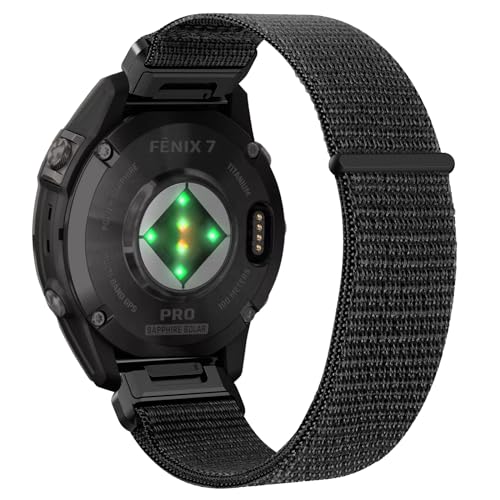 Niboow QuickFit 22mm Nylon Strap for Garmin Fenix 8/FenixE 47mm/Fenix 7 Pro Solar/Fenix7/Epix 2 Pro 47mm