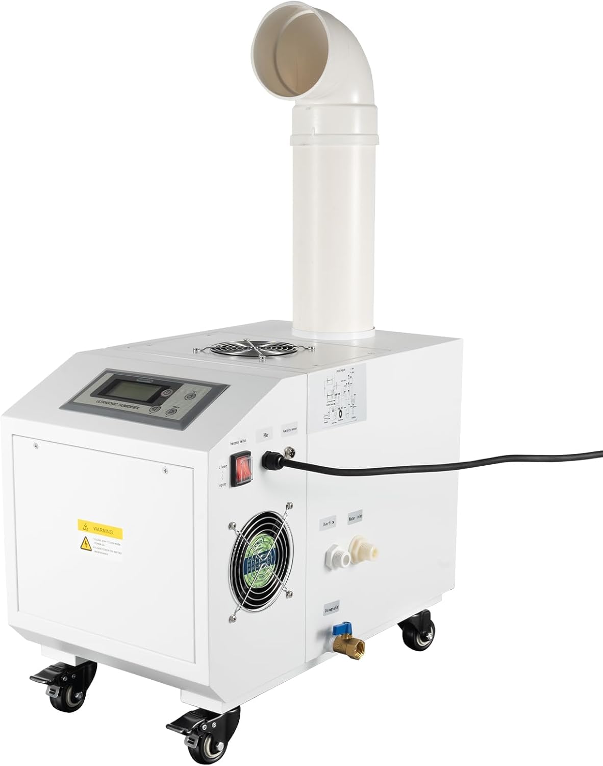 Humidifer agrícola industrial ultrasónico humidificador comercial para plantas de gran volumen (6.6 lbsH) automático ultrasónico Mist Maker 160MH