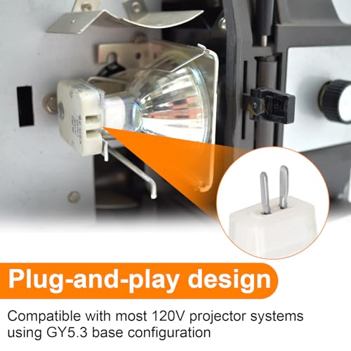 Image of ELH Projector Bulbs 2 Pack, 120V 300W MR16 GY5.3 Overhead Projectors Lamp