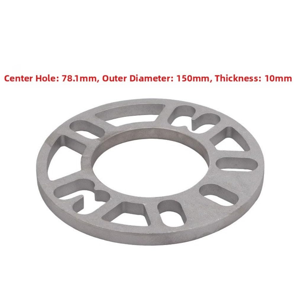 Distanziali per cerchi in lega di alluminio da 10 mm, 4 o 5 perni, compatibilità PCD da 98 mm a 120 mm, leggeri e design