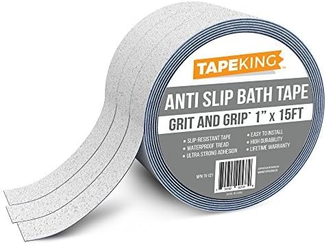 Tape King Anti Slip Tape Clear Bathtub and Shower Tread, 1 Inch x 15 Feet by Tape King