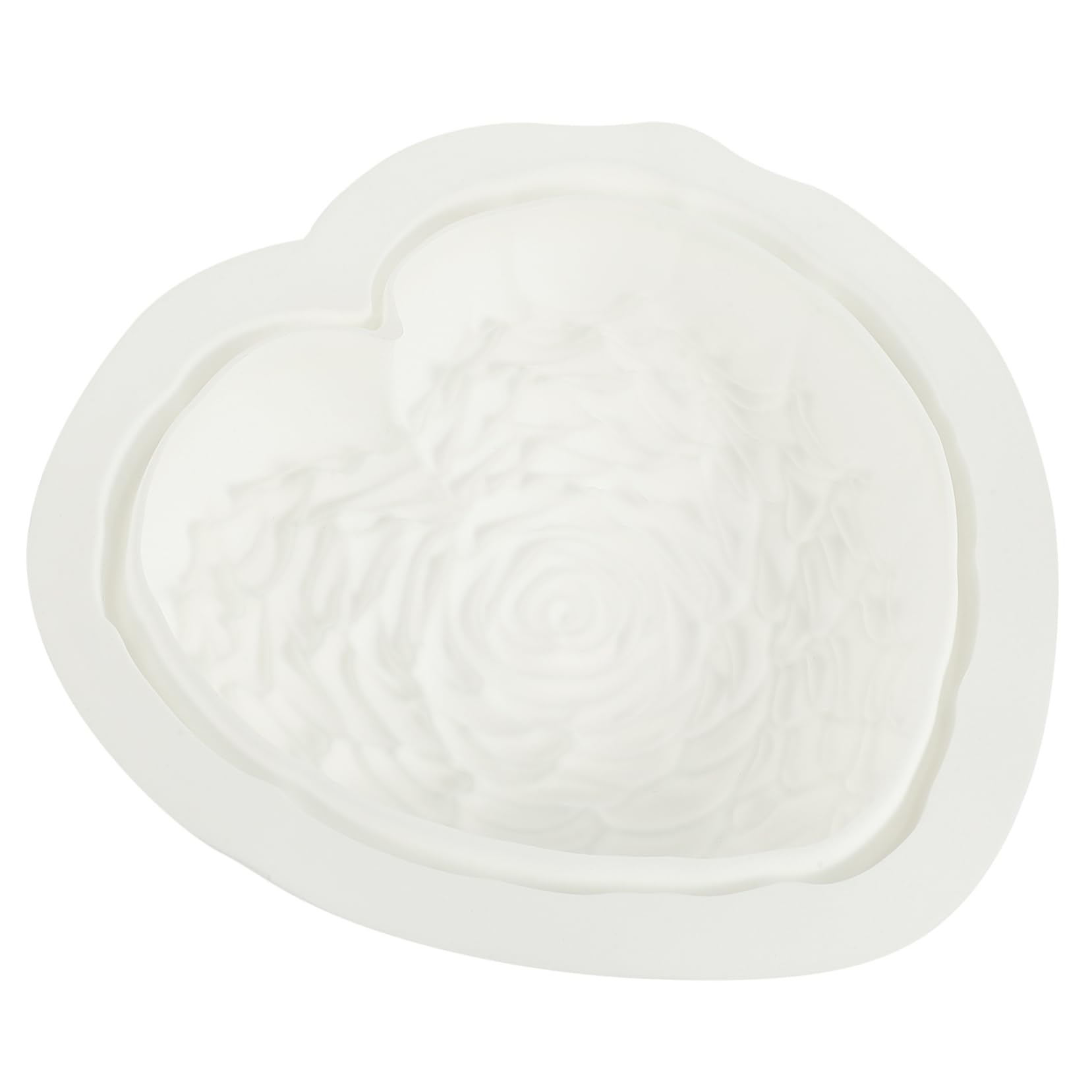 ABOOFAN 3 Pièces Moule à gâteau coeur moule chien cocotte avec couvercle en forme de moule gateau coeur patisserie accessoire moule à gâteau en silicone Moule coeur Gel de silice blanche