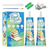 Applications polyvalentes : exceptionnelle pour les restaurateurs de livres, les artisans et les étudiants, cette colle de reliure polyvalente fonctionne parfaitement sur le papier, les photos, les cartes et les albums. La colle de livre fiable est tout aussi efficace pour les projets de colle de découpage, ce qui la rend idéale pour les travaux de réparation et les travaux créatifs