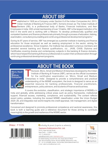 Image of IIBF X Taxmann's Micro Small and Medium Enterprises - Practice-oriented Handbook that Offers a Complete | Policy-aligned | Digitally Informed Overview of India's MSME Ecosystem