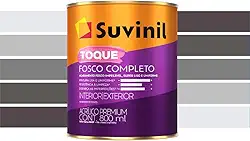 Tinta Acrílica Fosco 800ml Tons de Cinza Toque Fosco Completo Parede Suvinil (Elefante)