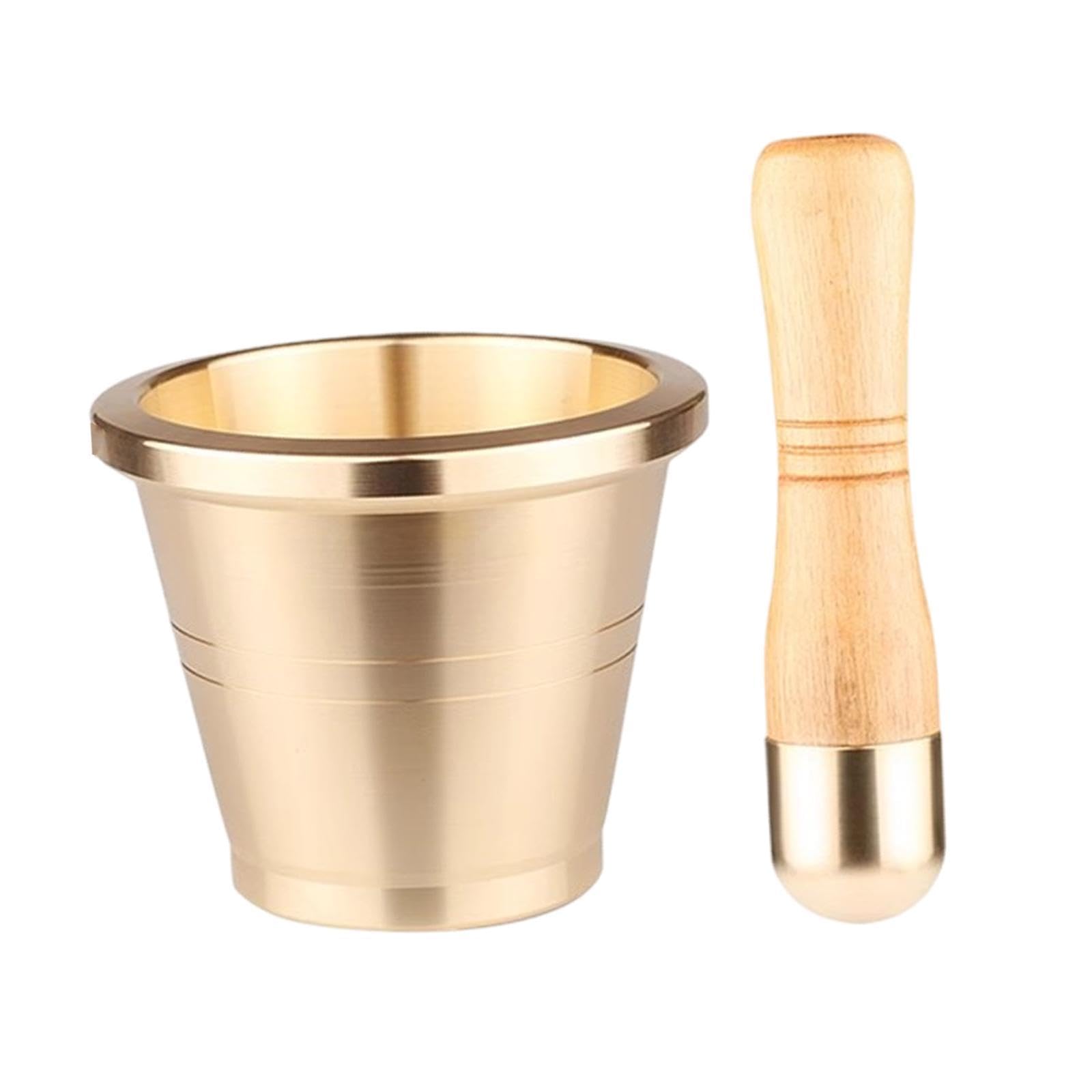 Juego de trituradora de cocina, cuenco multiusos para moler, moler sin esfuerzo, mezclar especias, picar y frutos secos en el hogar (mediano)