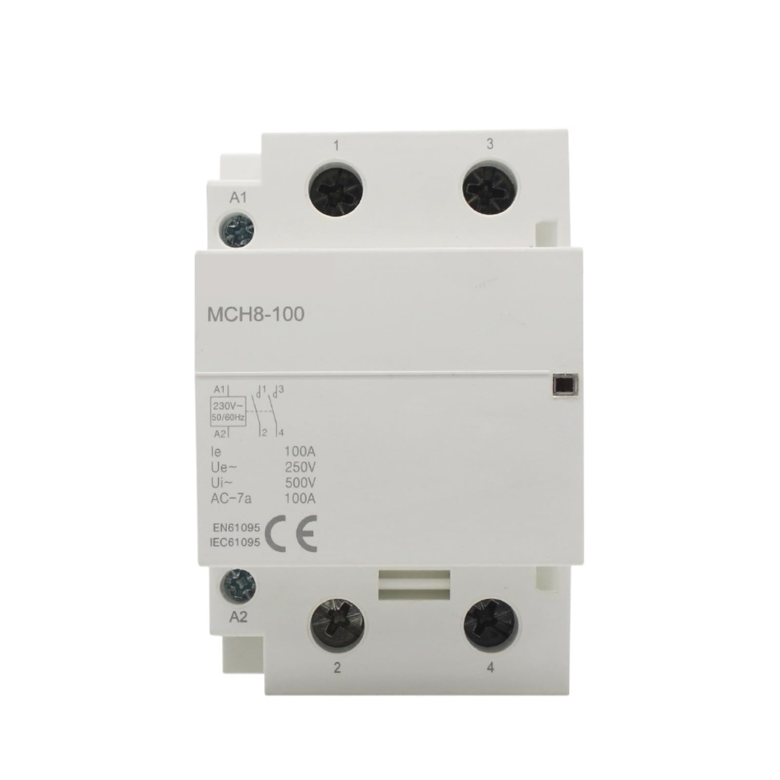 Contacteur domestique AC MCH8-100 2P 250 V pour tableau modulaire de maison