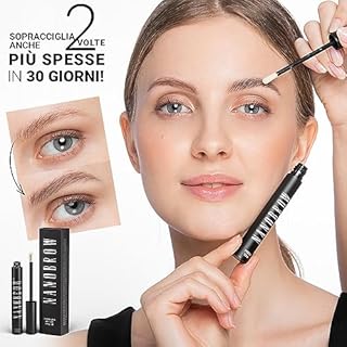Siero per sopracciglia Nanobrow Eyebrow Serum - Balsamo per sopracciglia, Accelera la crescita, rafforza e infoltisce le sopracciglia