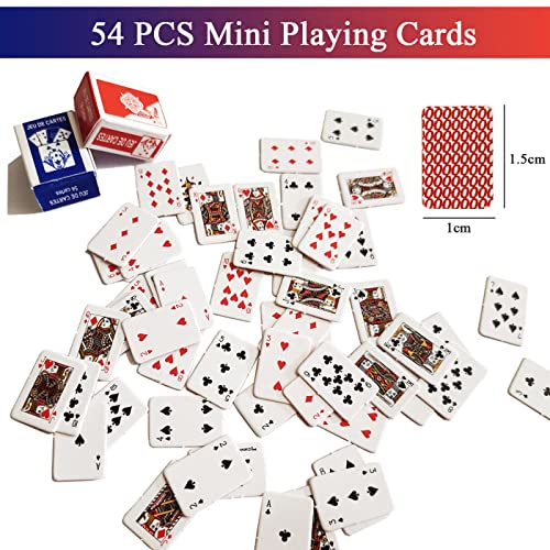 Mini Baraja de Poker Pack de 10 Juegos Miniaturas miniatura 6