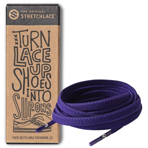 Image of THE ORIGINAL STRETCHLACE Flat Elastic Stretch Shoelaces for Sneakers