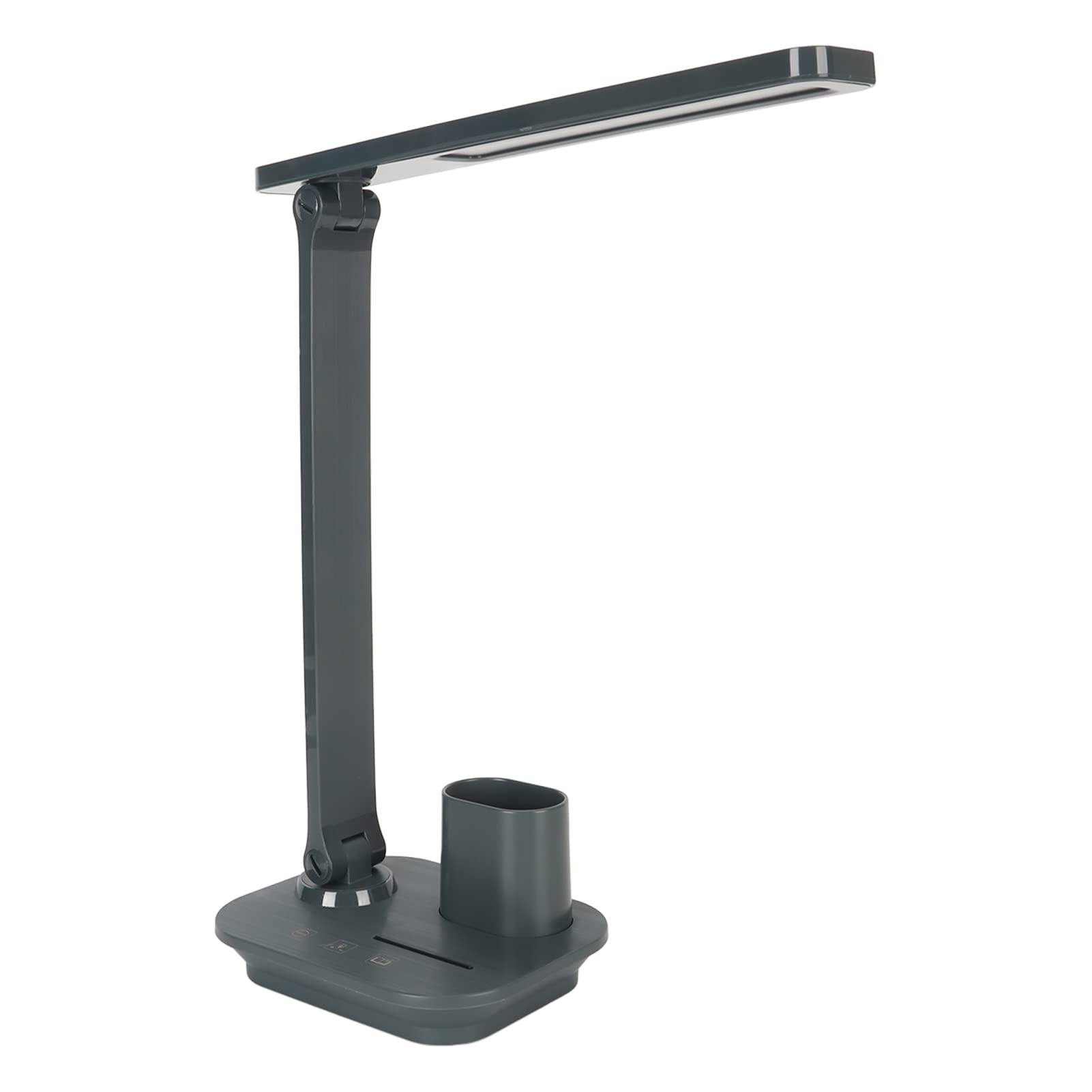 Cryfokt Lampada da Lettura a LED Regolabile 3 Colori Dimmerazione Continua Touch Control Protezione degli Occhi Luce di Apprendimento per Dormitorio 'ufficio ABS Bianco (GREEN)