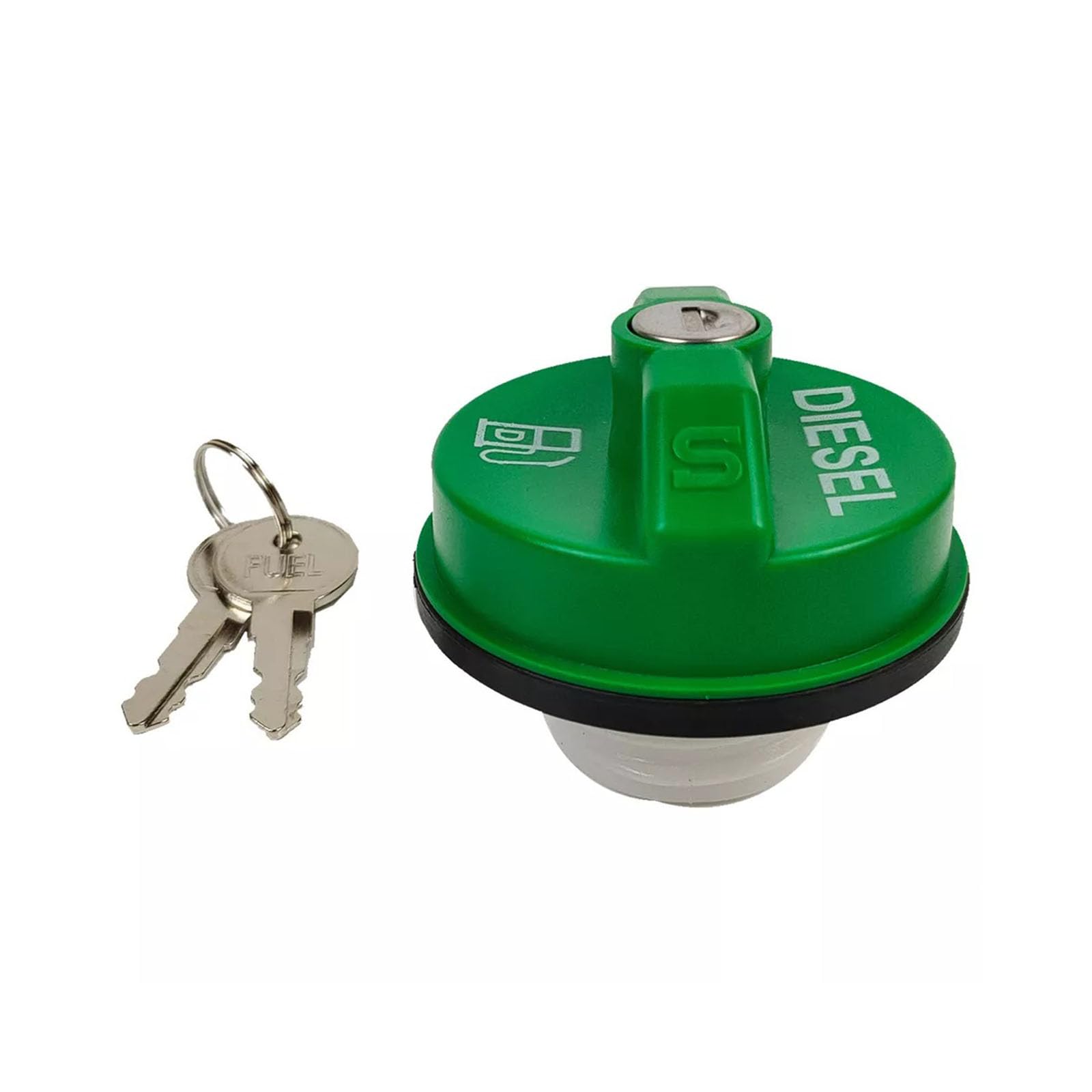 Locking Diesel Fuel Cap Gas Cap Fuel Tank Caps Compatible with Ford F250 E350 E-350 Replacement for Ram 3500 W350 D35 for Sierra Savana Silverado Express C3500 K3500 Replaces 10591D 9MGC791 MGC791