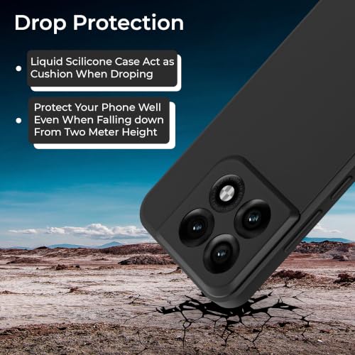 Image of A rtistque Back Cover Case for Motorola Edge 70 Pro 5G with Camera Protection | Shockproof TPU|Stylish Protective Design|Slim Fit|Ultra Matte| Back Cover - Black