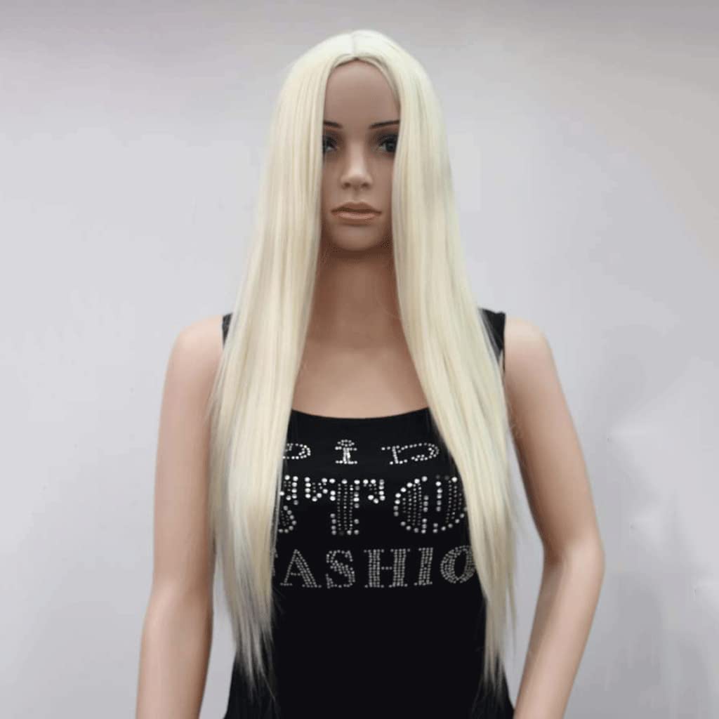 LIOONS Parrucca realistica Parrucca Parrucca Resistente di Alta qualità Truth Synthetic Truth è Adatta per l'uso Quotidiano di Parrucche Complete e Parrucche alla Moda 26 "/ 65 cm Eleganza Naturale
