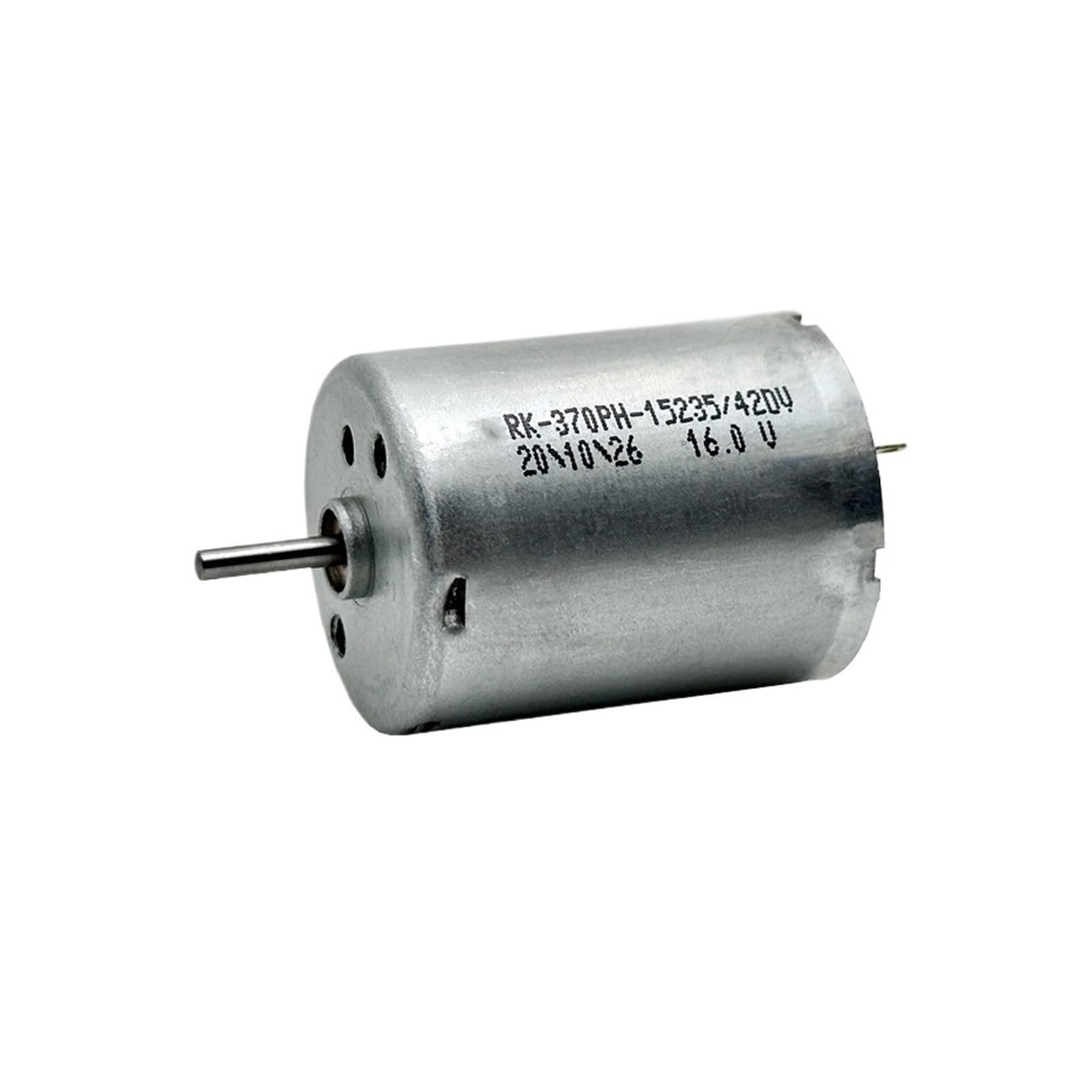RK-370PH-15235 Micro 370 DC 6V 9V 12V 16V 9200RPM Mini Motor Eléctrico