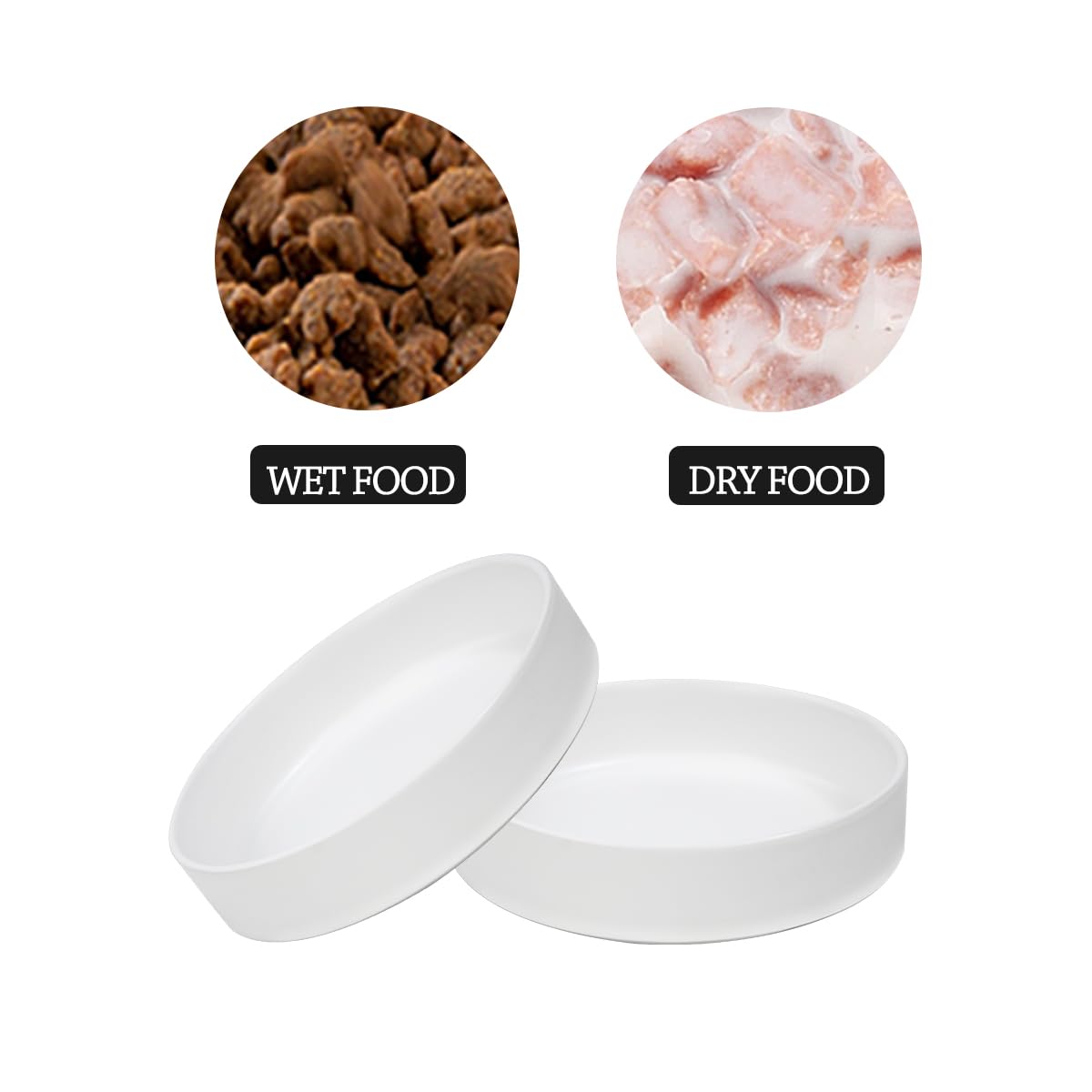 12 Ciotoline Piatte Per Gattini - 15 Cm, Colorate, In Paglia E PP, Per Cibo Secco/umido - Foto 12