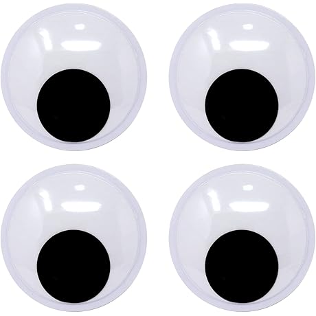 Honbay 7-Inch Giant Wiggle Eyes: Add a Touch of Wacky Fun to Your DIY Projects