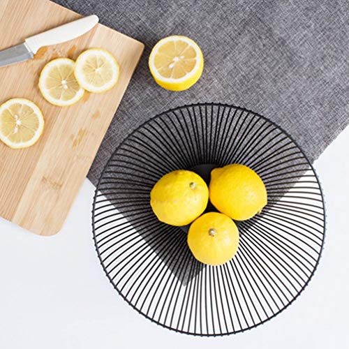 BESPORTBLE cesta de frutas ferro tigela de frutas para lanche prato de armazenamento de vegetais par