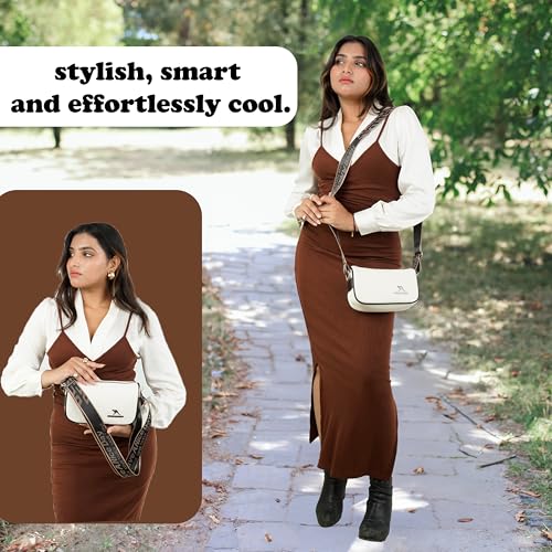 Image of Storite PU Leather Square Women Tote Bag, Stone Pattern fashionable & Party Sling Bag, Shoulder Crossbody Bag with Broad Strap