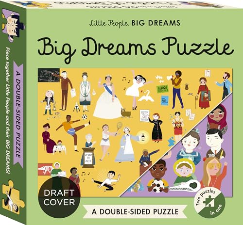Little People, Big Dreams Puzzle: 100-Piece Double-Sided Puzzle
