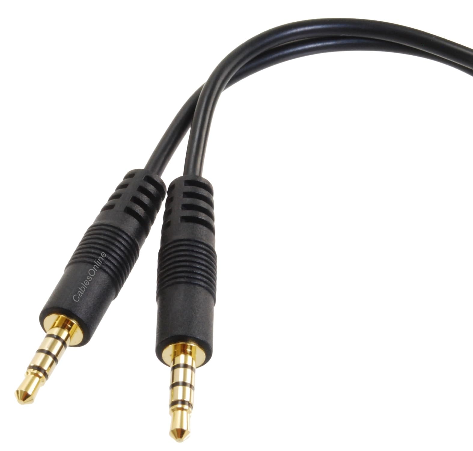 cablesonline poliger 3,5 mm TRRS Buchse auf Dual TRRS Stecker Stereo Splitter Kabel, ip-y03