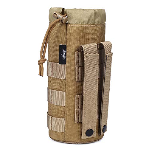 Taktische MOLLE-Wasserflaschen-Tasche Mit Kordelzug – Für Outdoor, Camping & Militärstyle
