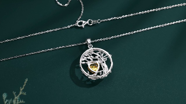 Collar Con Piedra De Nacimiento De Flor Floreciente Con Nombre Personalizado, Collar Con Colgante De Piedra De Nacimiento De Rosa I Love You, Regalo De Cumpleaños/aniversario/día De San Valentín Para Ella