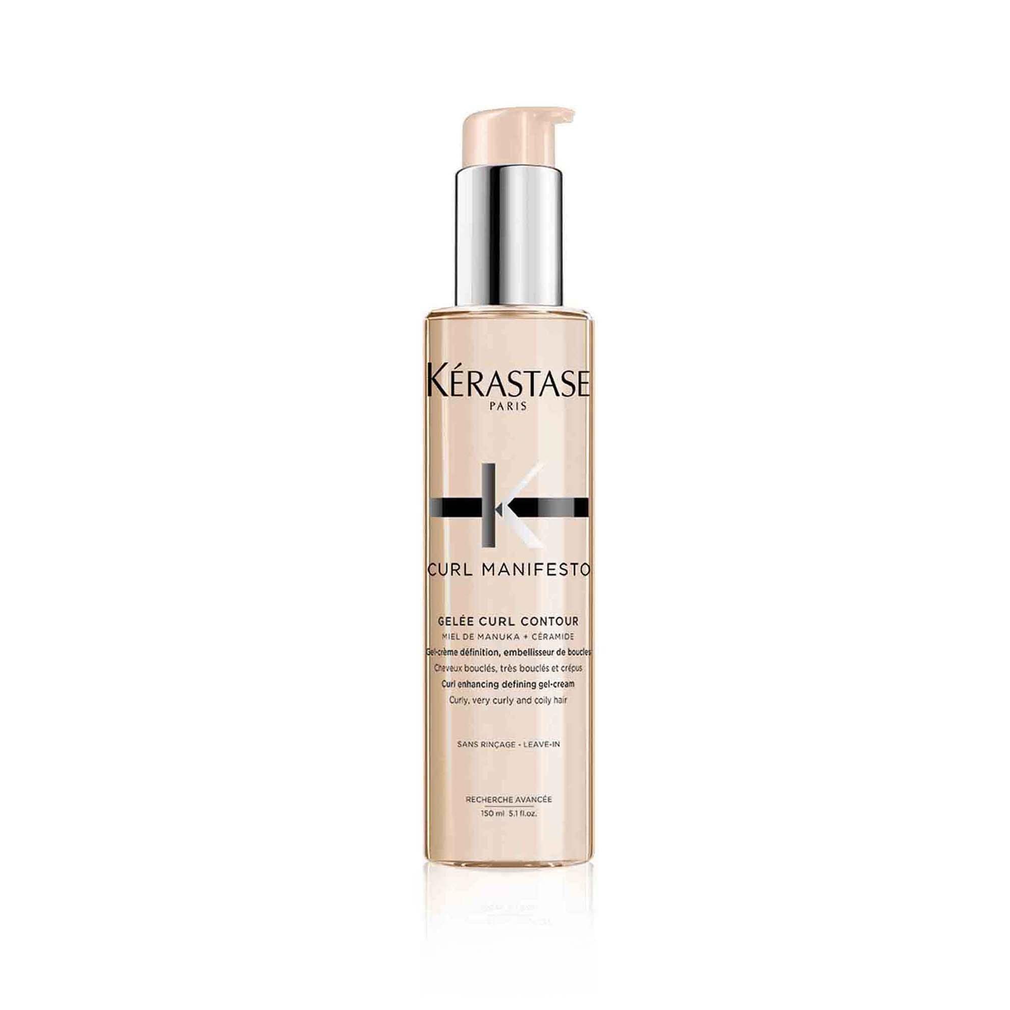 Kérastase | Haarmaske für krauses und lockiges Haar & Kérastase | Pflegende Gel-Creme für lockiges und krauses Haar, Für definierte und perfektionierte Locken