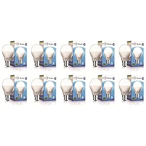 wipro 9W LED Bulb Cool Day Light – Tejas (Pack of 10) – Regular White Light, B22D
