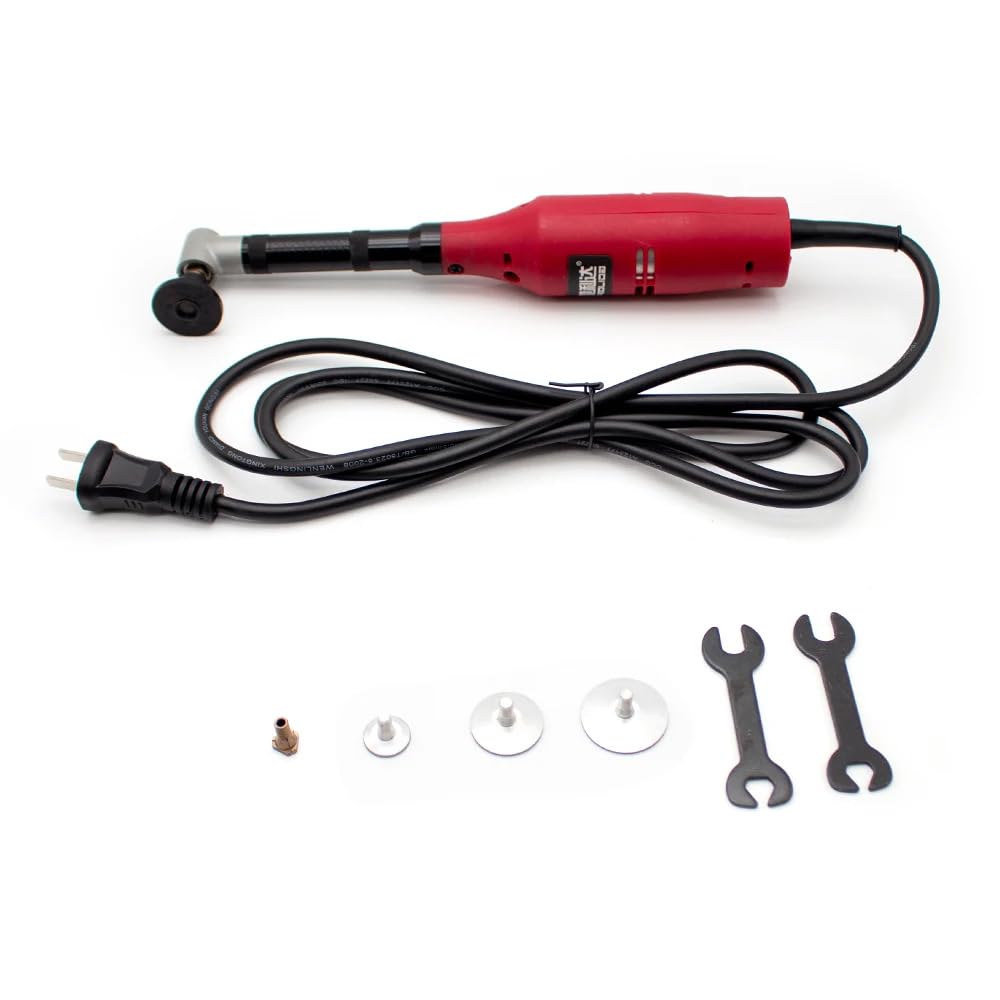 Amoladora Micro Angular de Codo de 90° de 220V, Rectificadora Eléctrica Multifunción, Máquina Pulidora de Matriz 130W 10000RPM