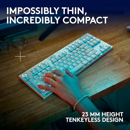 Logitech G915 X Lightspeed TKL Wireless Gaming Keyboard (Tactile) - White - image 8