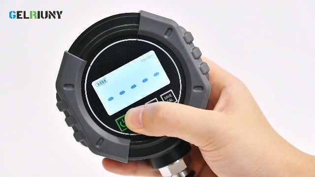 Image of Upgrade Digital Vacuum Gauge, HVAC Micron Gauge Tester, 0-75000 Microns | HVAC Vacuum Pressure Gauge, 7 /16-20 UNF, User-Set Audible Alarm Value, 1 /4 inch SAE Extension Connector and T-Type Connector