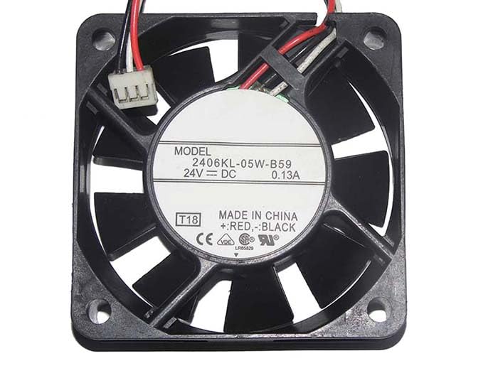 Ventilador inversor de 24V con 3 cables para un control térmico preciso y continuo de 6cm