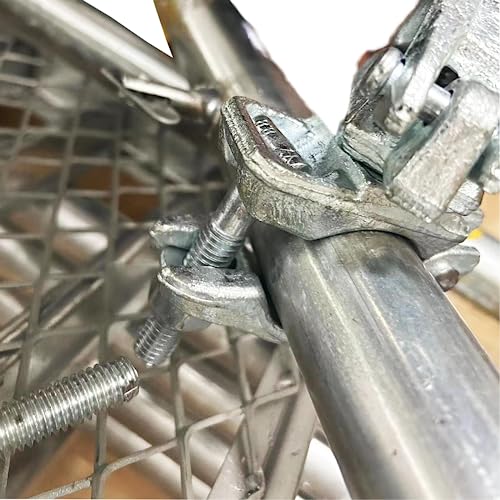 Fudatong Swivel Scaffolding Clamps British Type For 1-3/4" to 1-9/10" OD tube, at any angles, 4 Pack