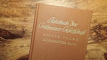 Hardcover JAHRBUCH DER GRILLPARZER-GESELLSCHAFT Book